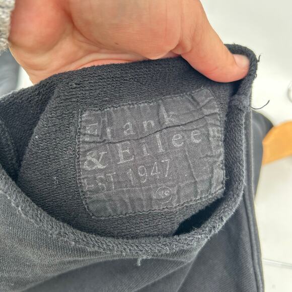 Frank & Eileen Effie Funnel Neck Sweater Black Triple Fleece XS Sweatshirt - Picture 7 of 9